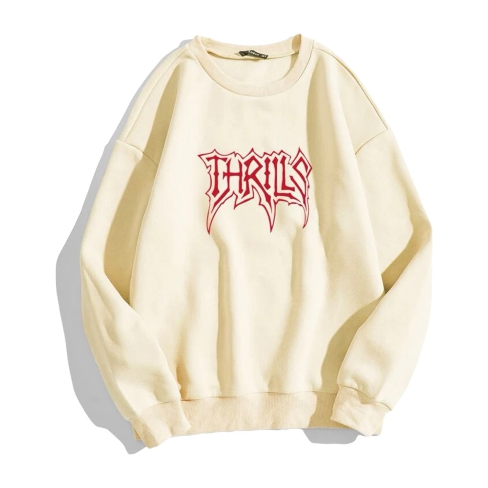 🎢Thrills Graphic Thermal Sweatshirt
